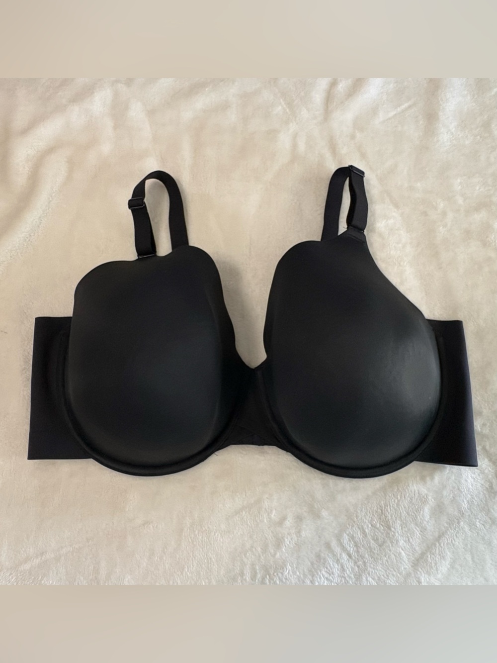 Cacique / Black Lightly Lined Full Coverage Bra Underwire Size 44F